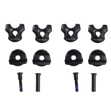 2X Fiets Zadelpen Klem voor Carbon Zadel Rails Adapter 7X9mm Fiets Zadelpen Buis Ovale/Ronde Clips Fietsaccessoires