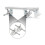 2 Pair Roller Skate Triangle Trucks,Roller Skate Plate Replacement Double Action Trucks Roller Skating Accessories 2