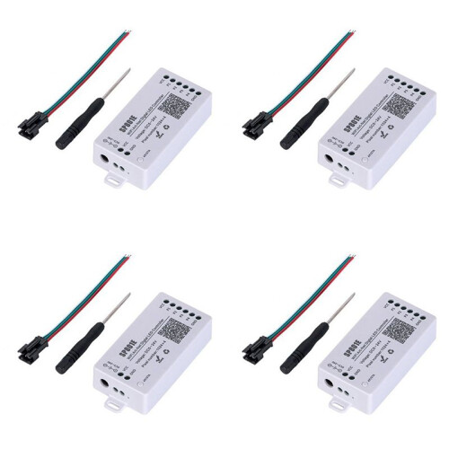 4X SP801E Wifi Art-Net LED Controller LED Matrix Panel Module WS2812B WS2811 Light Strip Wireless Control DC5-24V