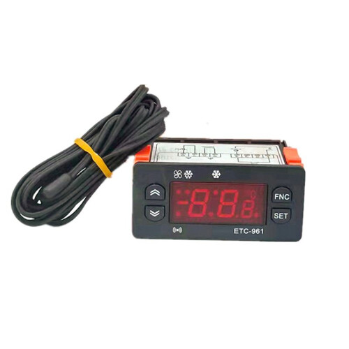 5X ETC-961 Thermostat Temperature Controller Humidity Control Thermometer Hygrometer Refrigeration Alarm 220V NTC Sensor 2