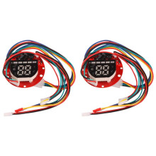 2X Painel de Controle de Motor de Scooter Elétrico e Placa de Circuito de Scooter para Scooter HX X7