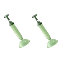 2X Toiletbagger Afvoerbreker Toiletluchtplunjer Gootsteenontstopper Sterke Zuigkracht voor Toiletontstopper