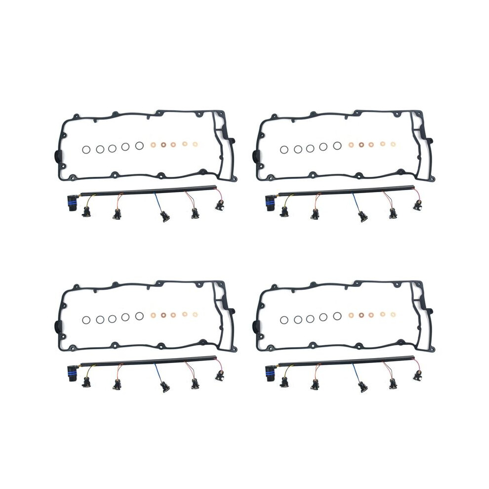 4X Amr6103 Fuel Injector Harness & Rocker Gasket For 2 Td5 Lvp000020 6031183615921