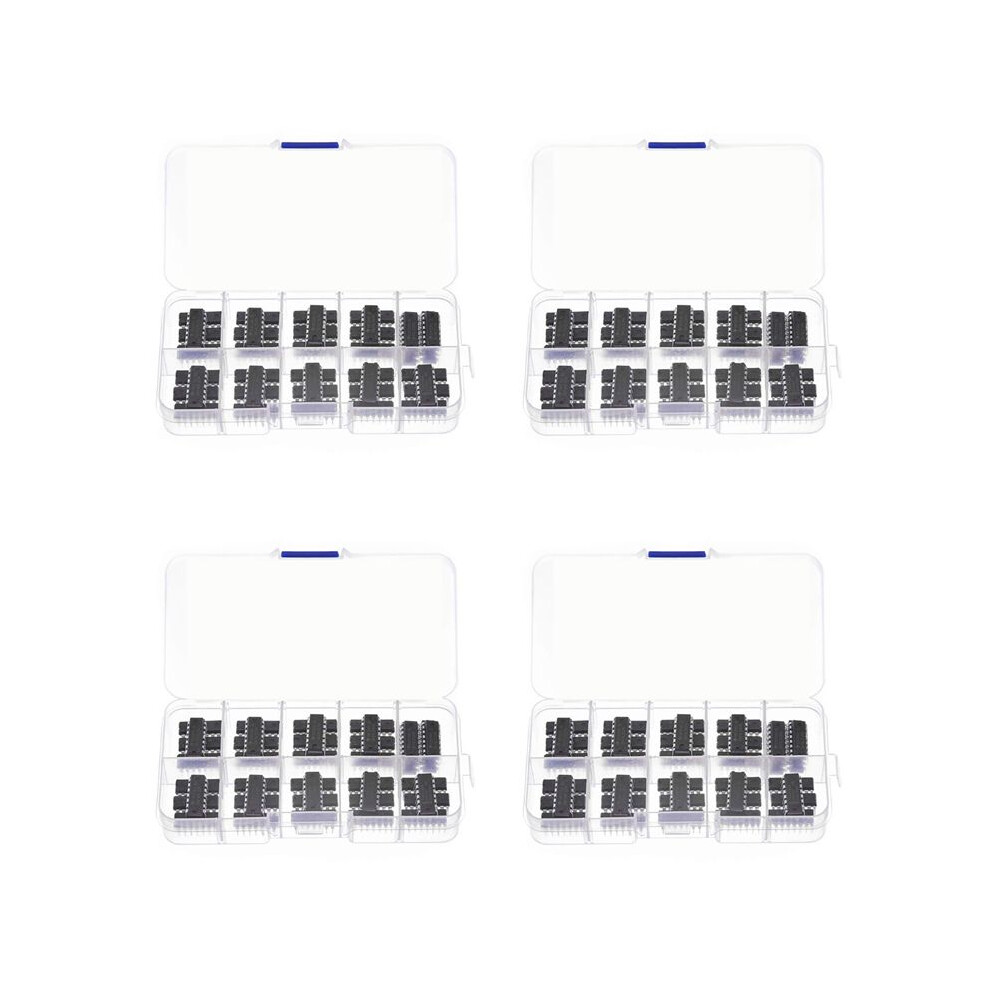 160Pcs(80Pcs 74Hcxx+80Pcs 74Lsxx) Series Logic Ic Assortment Kit Digital Integrated Chip 4712060403214