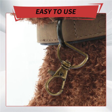 56Pcs Keychain Hooks with D Rings Set Purse Hardware for Bag Making Lanyard Snap Hooks Swivel Clasps with Slide Buckle