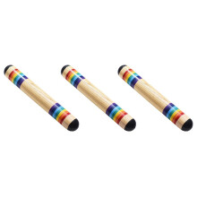 3X Bastone da Pioggia Bastone da Pioggia Nel Legno Bastone da Pioggia Nel Legno Strumento da Pioggia Strumento Musicale Rainmaker Giocattolo Sonoro
