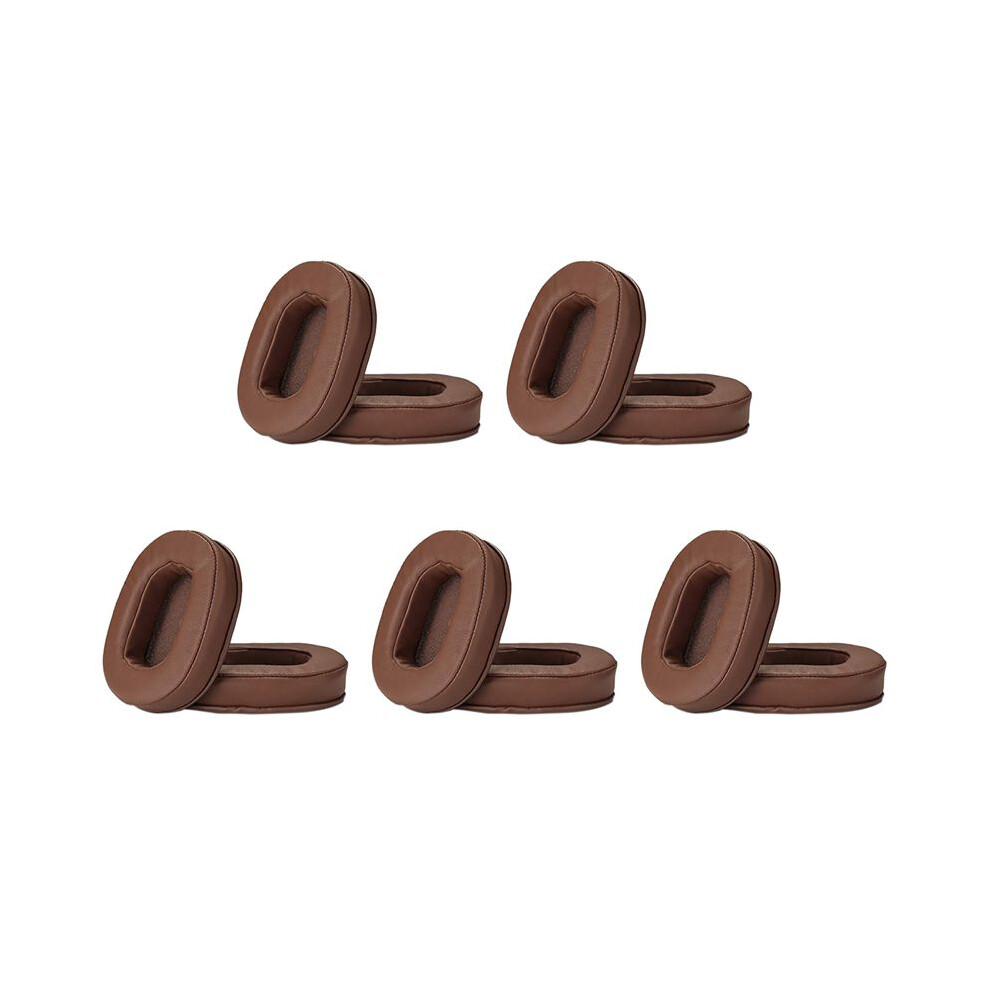 10X Ear Cushions Memory Foam Earpads Cover Replacement Ear Pads For Ath M50x Fits M40x M30x M20 Brown 4713421472801