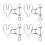 4X Heartbreak Wire Brain Teaser Metal Puzzle 1