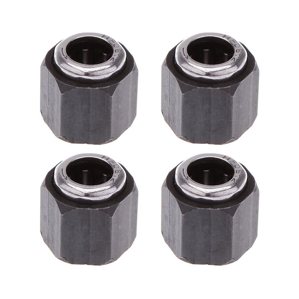 4X Hot R025-12Mm Parts Hex Nut One Way Bearing For Hsp 1:10 Rc Car Nitro Engin Uk Black 6033620534468