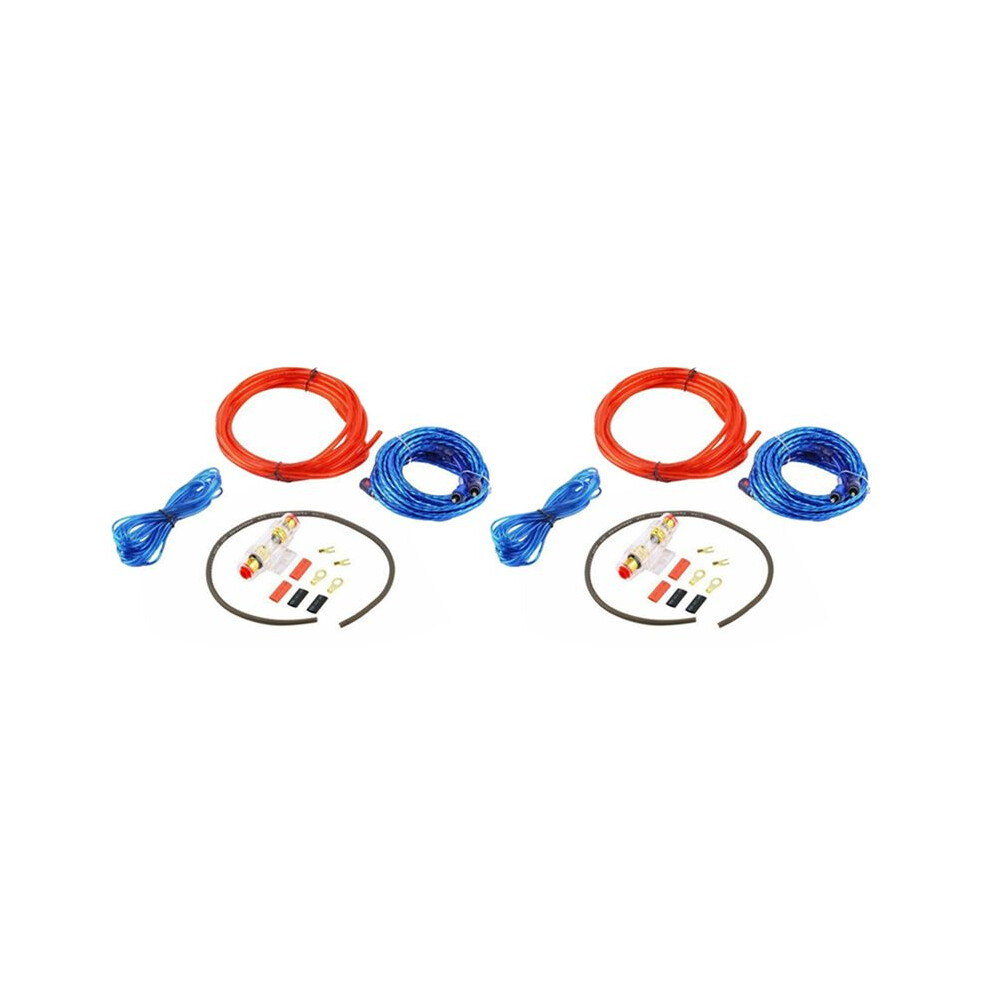 2X 1500W Car Amplifier Installation Wiring Harness Kit 8Ga Audio Amplifier Subwoofer Power Cable 6032215576319
