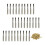 60Pcs Tuning Pin Nails with Brass Rivets Set for Lyre Harp Small Harp Musical Stringed Instrument 6