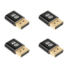 4X 4K  Dummy Plug DP Virtual Display Adapter EDID Headless  Emulator para PC  Video Card