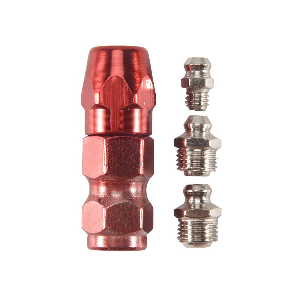 61Pcs/Set Grease Fitting Pack M6/M8/M10 Metal Nipple Mechanical Lubrication Part Grease Nipple Fitting Assortment Kits 6032421943431