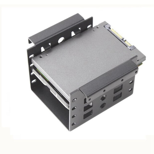 Suporte de Adaptador de 4 Baias 2,5 um 3,5 Polegadas Disco RíGido Caddy SSD Chassi Unidade de Montagem de Disco RíGido Baia Do Caddy 1