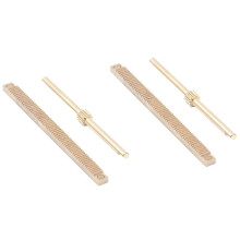 2X Astronomical Telescope Focuser Rack Shaft Set 0.5M Full Brass Focusing Gear and Axle DIY Replacement