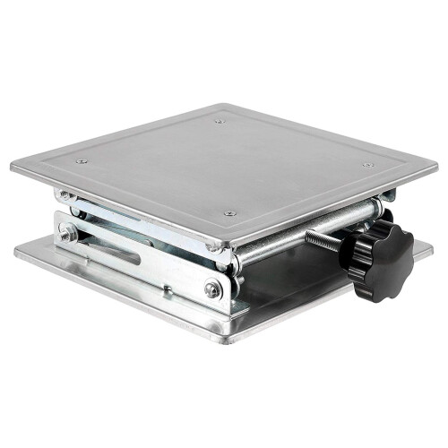 Laboratory Lift Stand, Lab Jack Scissor Stand Platform, Table Lifting Jack Platform Expandable Table Height Range 2