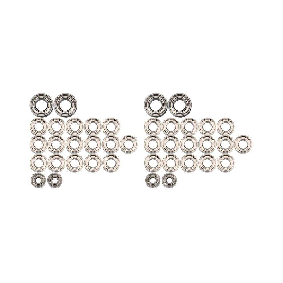 40Pcs Steel Bearing Set For Axial Scx24 90081 Axi00001 Axi00002 1/24 Rc Crawler Car Spare Parts Accessories 4712324792924