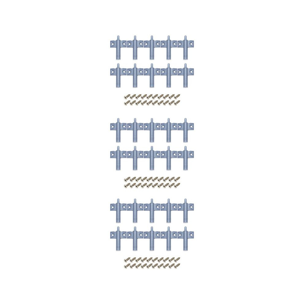 30X Soft Quiet Close Kitchen Cabinet Door Drawer Closer Damper Buffers+Screws Grey 6033600708223