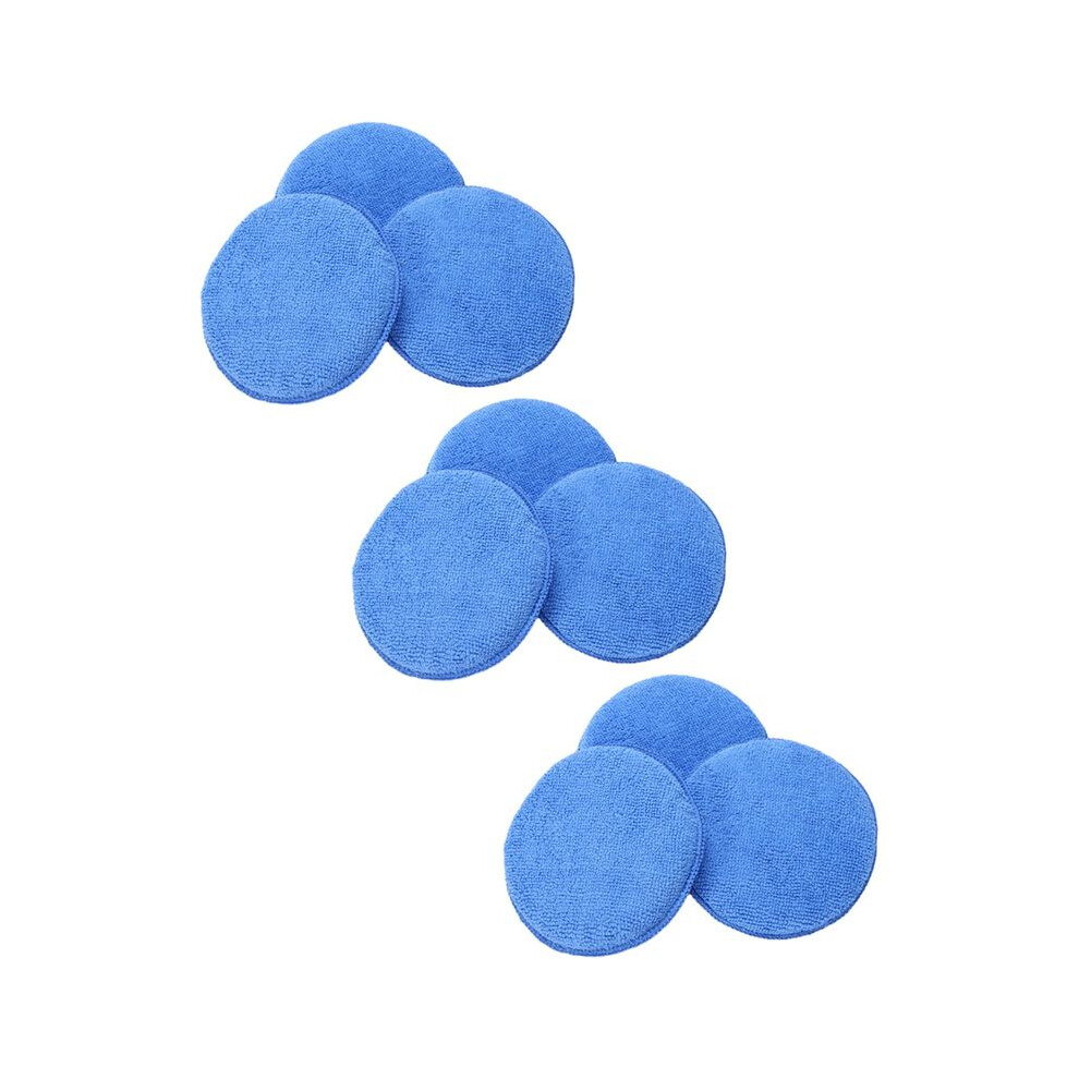 9 X Microfibre Foam Sponge Polish Wax Applicator Pads Car Home Cleaning 4711421658010