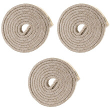 3X Selbstklebende Hochleistungs-Filzstreifenrolle für Harte OberfläChen (1/2 Zoll x 60 Zoll), Cremeweiß