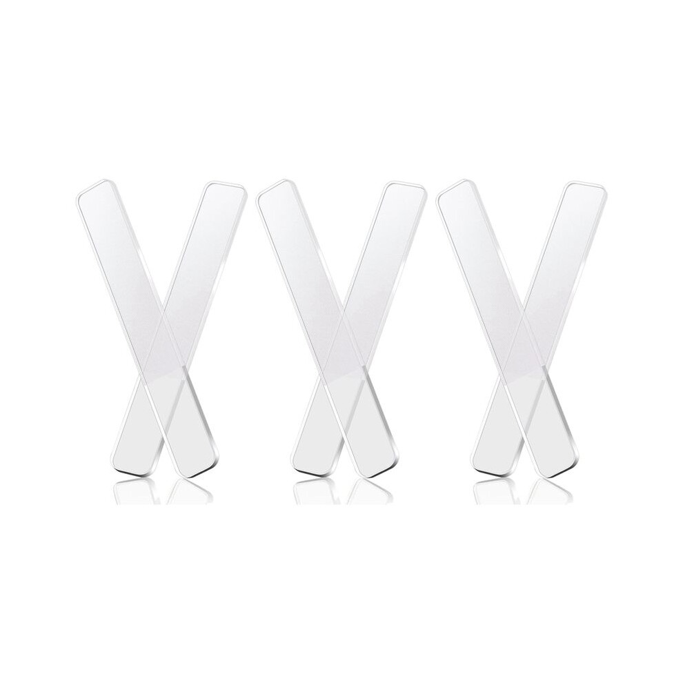 Typecat 3X Glass Nail Shiner - Glass Nail Files Crystal Nail Buffer Shine Polisher For Natural Fingernails Toenails