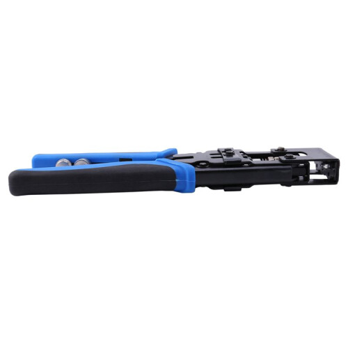 3Pc Durable Coax Compression Crimper Tool BNC/RCA/F Crimp Connector RG59/58/6 Cable Wire Cutter Crimping Plier 2