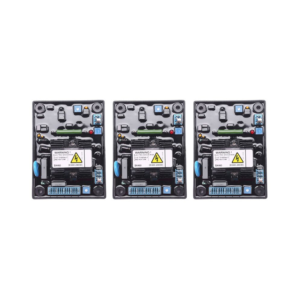 3X Automatic Voltage Regulator Avr Voltage Stabilizer Board Sx460 For Generator 4713951941983