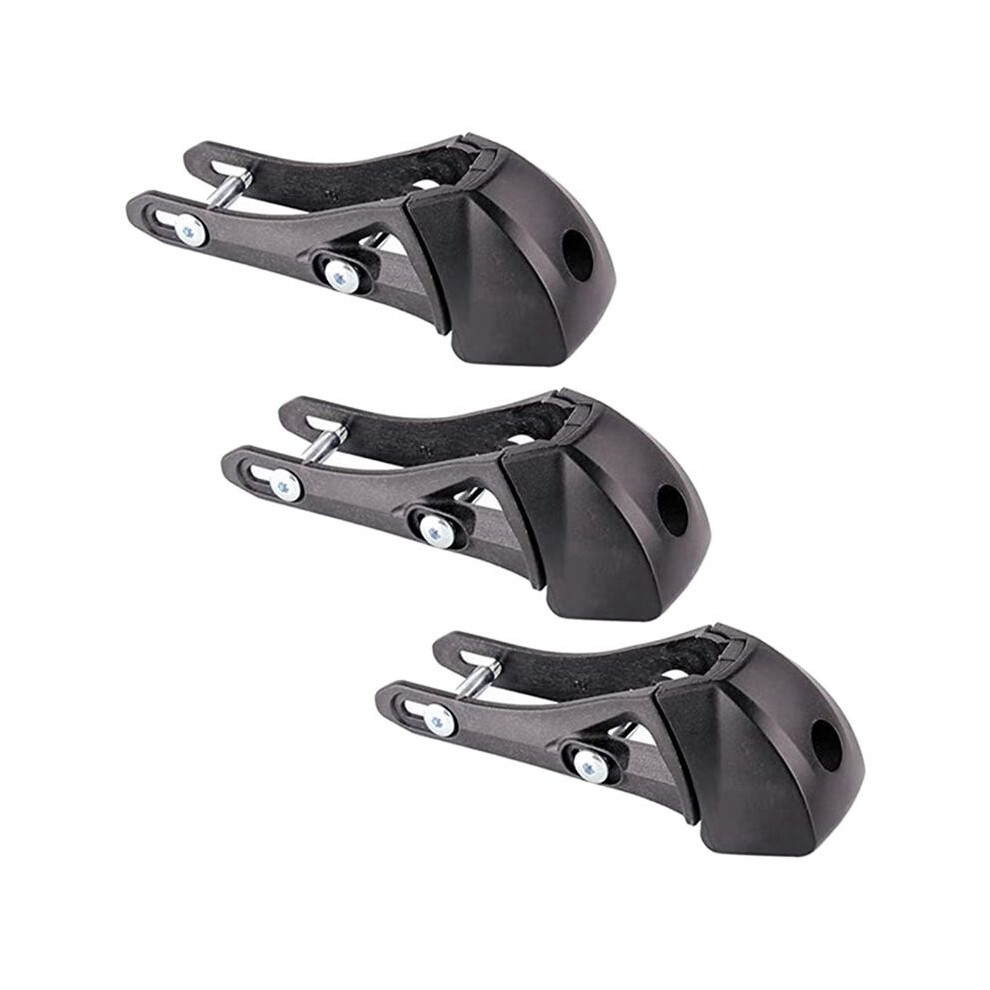 3X Universal Roller Skates Brakes Pads Adult Inline Roller Skate Shoes Skates Brakes Block Pad Brake Blade Accessories Black 4711501410521