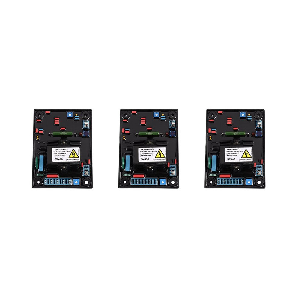 3X Avr Sx460-A Sx 460-A 460 With Capacitor Soft Glue Better Quality Accessories Automatic Voltage Regulator Red 4713156993138