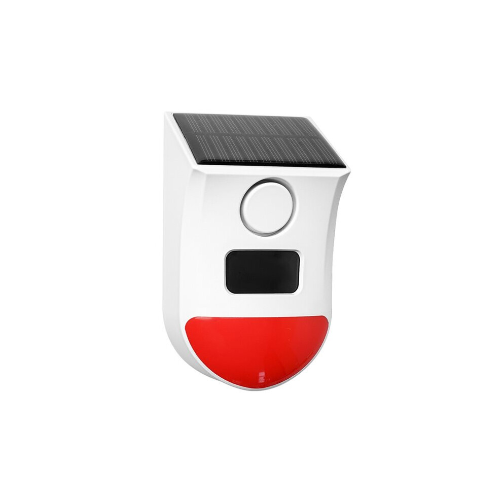 Tuya Wifi Solar Infrared Motion Sensor Alarm Pir Audible And Visual Alarm Ip65 Waterproof Home Security 4711852881940