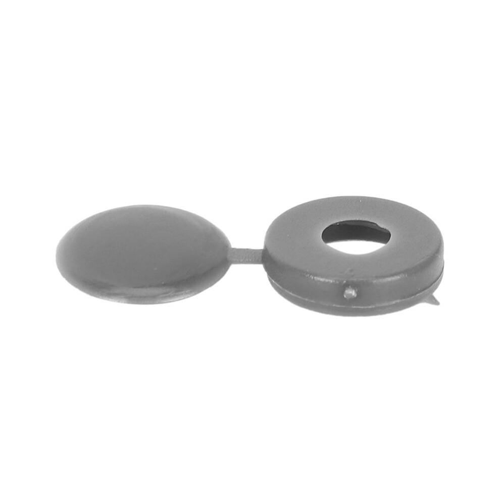 Photos - Nail / Screw / Fastener 400 Pcs Screw Cap Plastic Hinged Screw Covers Screw Cover Caps Snap- Replacement Screw Decorative Covers (Grey)