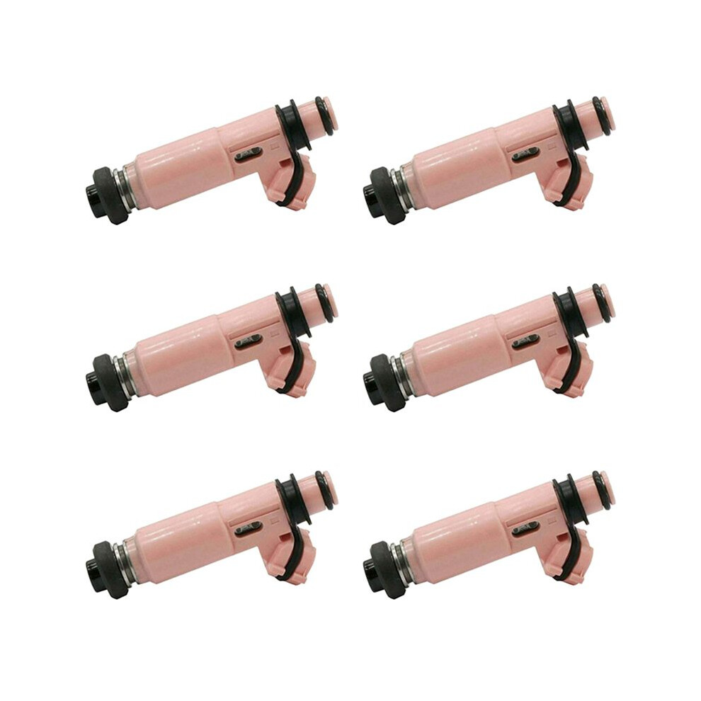 6X 23250-20030 Fuel Injector For Camry Highlander Es300 Rx400h 3.3L 1Mz 2002-2008 2325020030 23209-20030 4712234439667