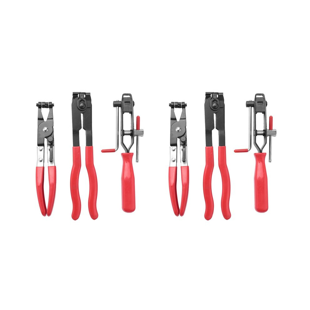 6Pcs Cv Joint Boot Clamp Pliers Car Banding Hand Tool Kit Set For Use Multifunctional With Coolant Hose Fuel Hose Clamps 6033976535928
