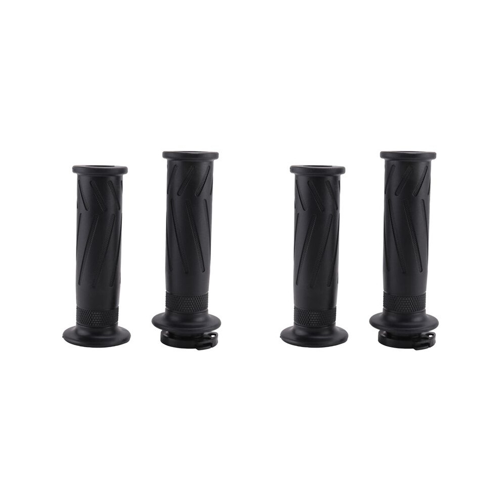 4X Motorcycle Handle Grips Handlebar Grip For Yzf R1 R6 Fz6 Fz1 Fz8 Xj6 Mt09 Mt07 Xjr400 Black 6031600065520