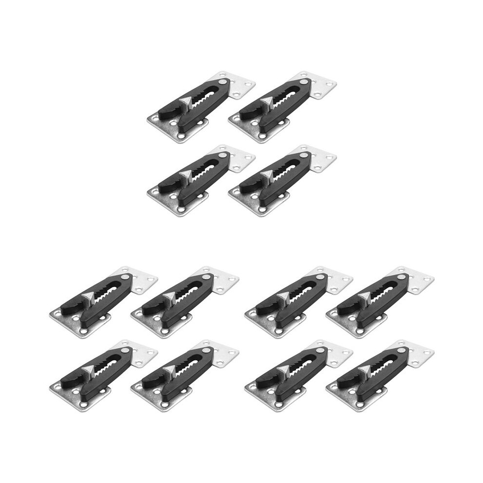 Sectional Couch Connector, 12 Pcs Metal Sofa Joint Snap Alligator Style Sectional Couch Connector 4712324791941