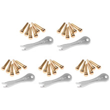 Pont de Guitare Broches 30 Pièces En Laiton Extrémité pour Guitare Acoustique avec Pont de Guitare Pin Pin Puller