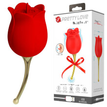Floral Kiss Vibrator: Realistic Tongue Tease with 12 Thrilling Modes