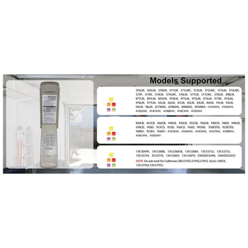 Universal Garage Door Opener Keypad, Wireless Keyless Entry for Multiple Brands 2