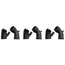 6Pcs Car Air Intake Pipe Hose for  E46 320I 325I 323I 13541435627 13541705209