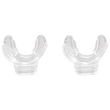 2PC Silicone Scuba Diving Mouthpiece Regulator Snorkel Mouth Piece Dive Gear -Toxic Anti-Allergy Safety Silicone