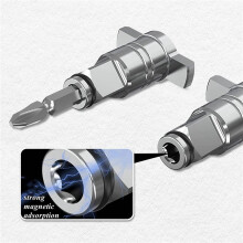 2X Compatible Impact Driver Anvil Assembly Drill Housing,1/2Inch Square Drive to 1/4Inch Hex Female Socket Adapter
