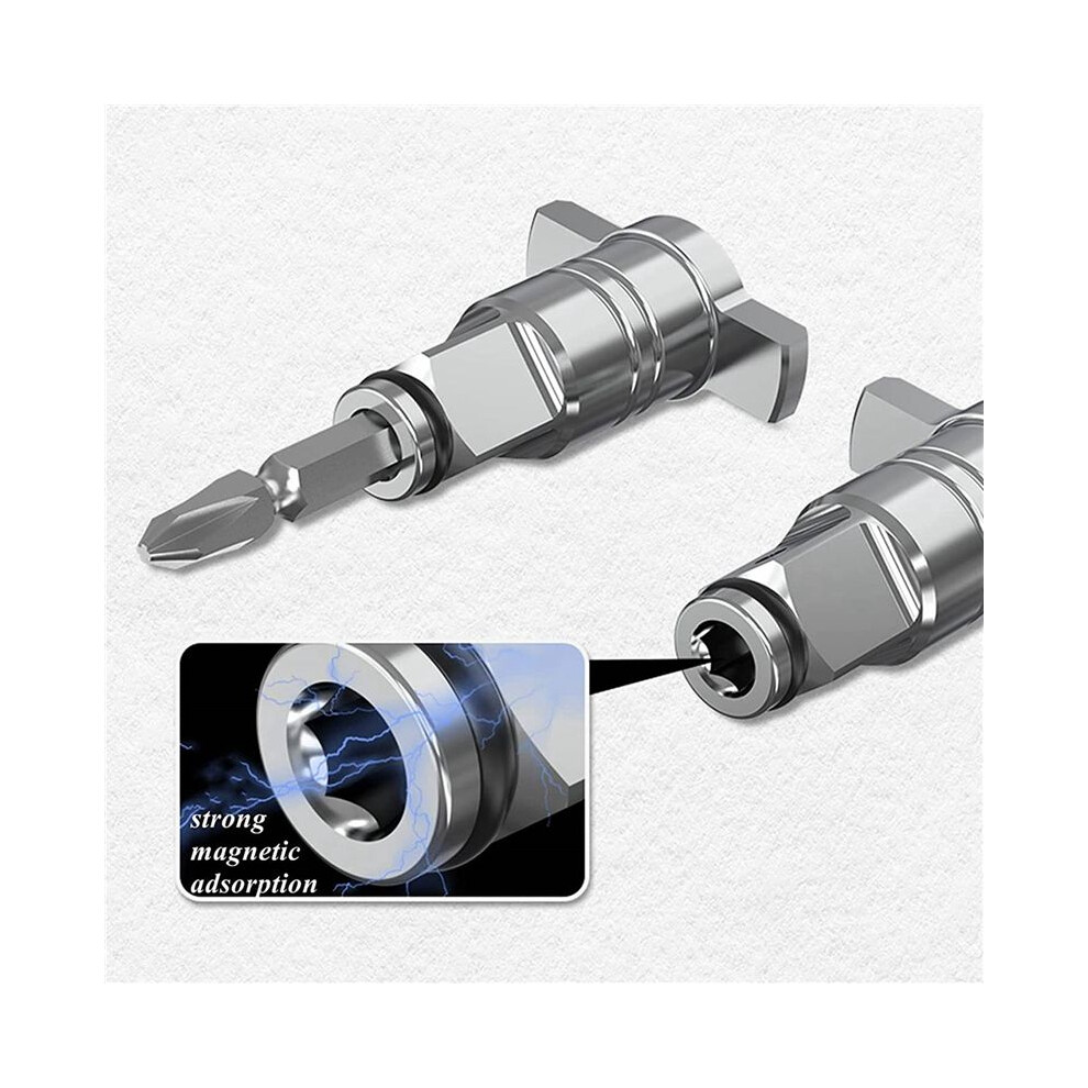 2X Compatible Impact Driver Anvil Assembly Drill Housing,1/2Inch Square Drive To 1/4Inch Hex Female Socket Adapter 6031050418761