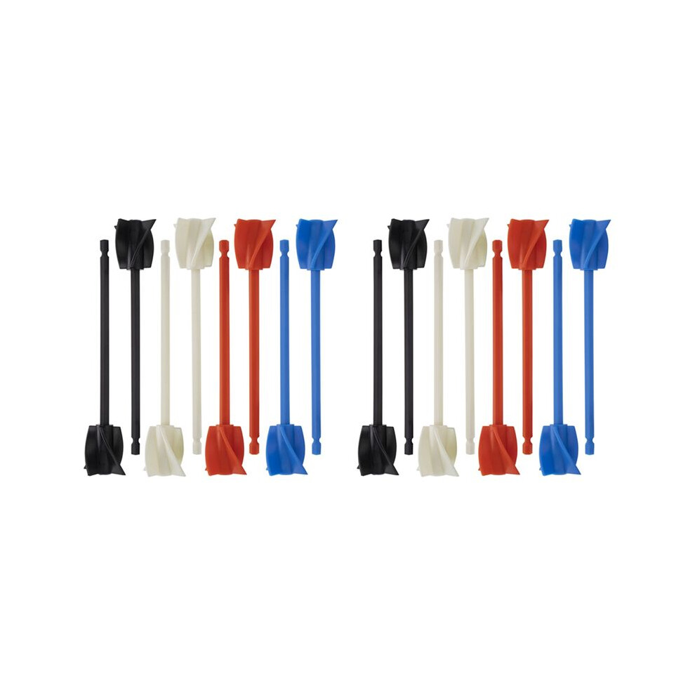 16Pcs Resin Mixer Paddles, Epoxy Mixer Attachment For Powerful Mixing, Reusable Paint Mixer, Paint Stirrer Attachment 4713298606347