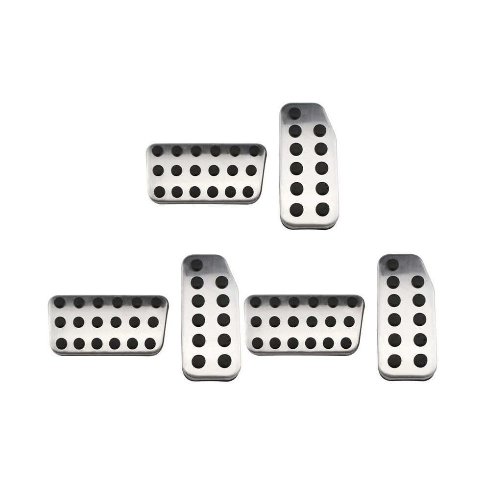 6X Car Pedals Gas Brake Clutch Accelerator Pedal Pad Plate Cover For City 2013 - 2020 Vezel Hrv Hr-V 2015-2020(At) 6032081113526