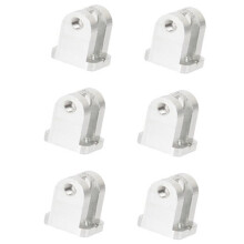 6X for WPL D12 RC Car Upgrades Parts Metal Front Damper Mount Fixed Modification Accessories