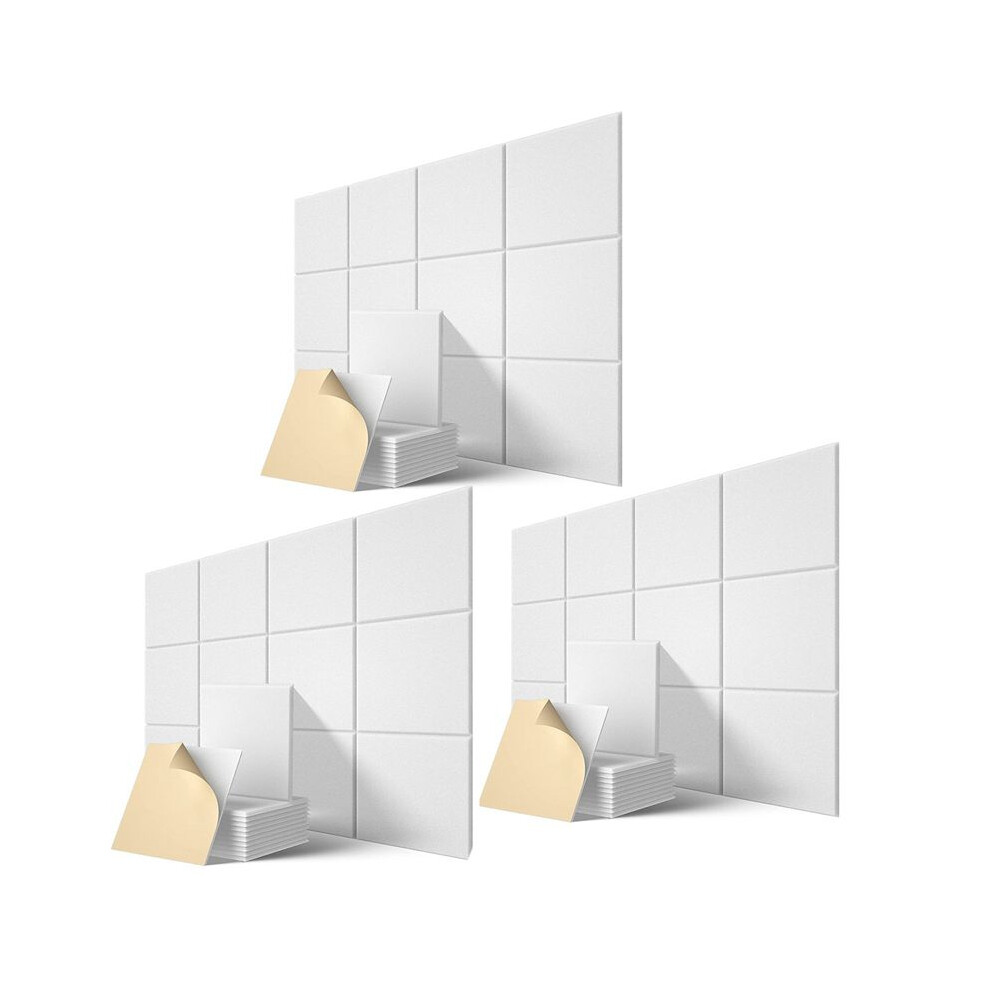 Photos - Other for Repair Self-Adhesive Acoustic Panels 36 Pack,12 x 12 x 0.4 Inch Sound Proof Padding,Sound Absorbing Panel for Home ,White