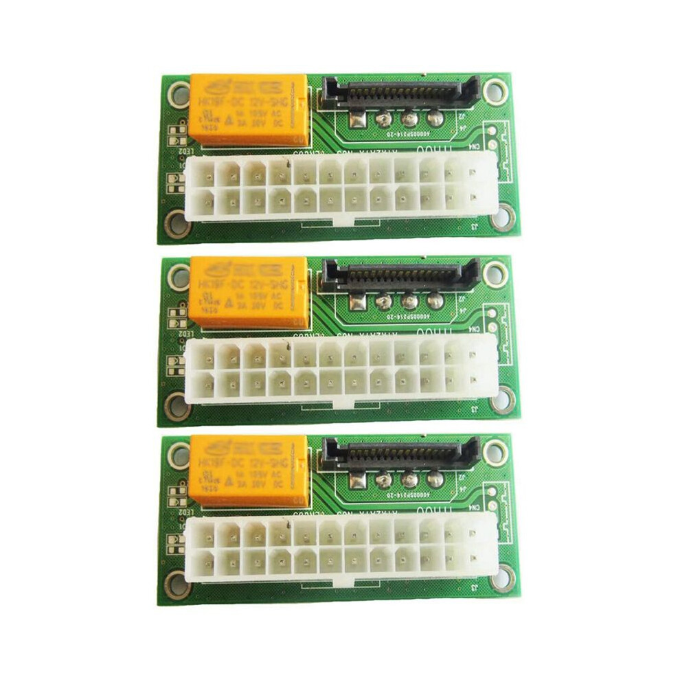 3X Power Board Dual Psu Multiple Power Supply Adapter Add2psu With Atx 24Pin To 4Pin Connector For Bitcoin Miner 4712379989225