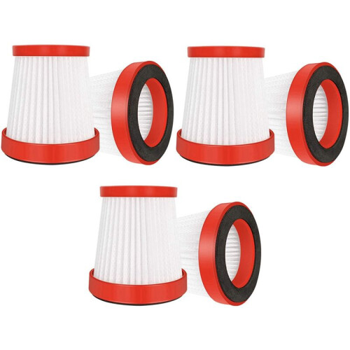 6Pcs Filter for  VC01 Handheld Vacuum Cleaner Accessories Replacement Filter Portable Dust Collector