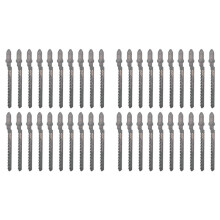 40-Piece T119BO 12 TPI Assorted T-Shank Scrolling Jig Saw Blades Set for Precision Cutting Wood