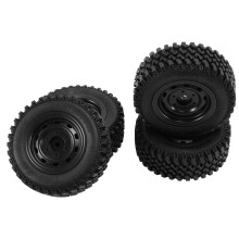 4 PeçAs Conjunto de Pneus de Roda de Borracha para MN86 1/12 RC Carro FaçA Você Mesmo Upgrade PeçAs Sobressalentes AcessóRios
